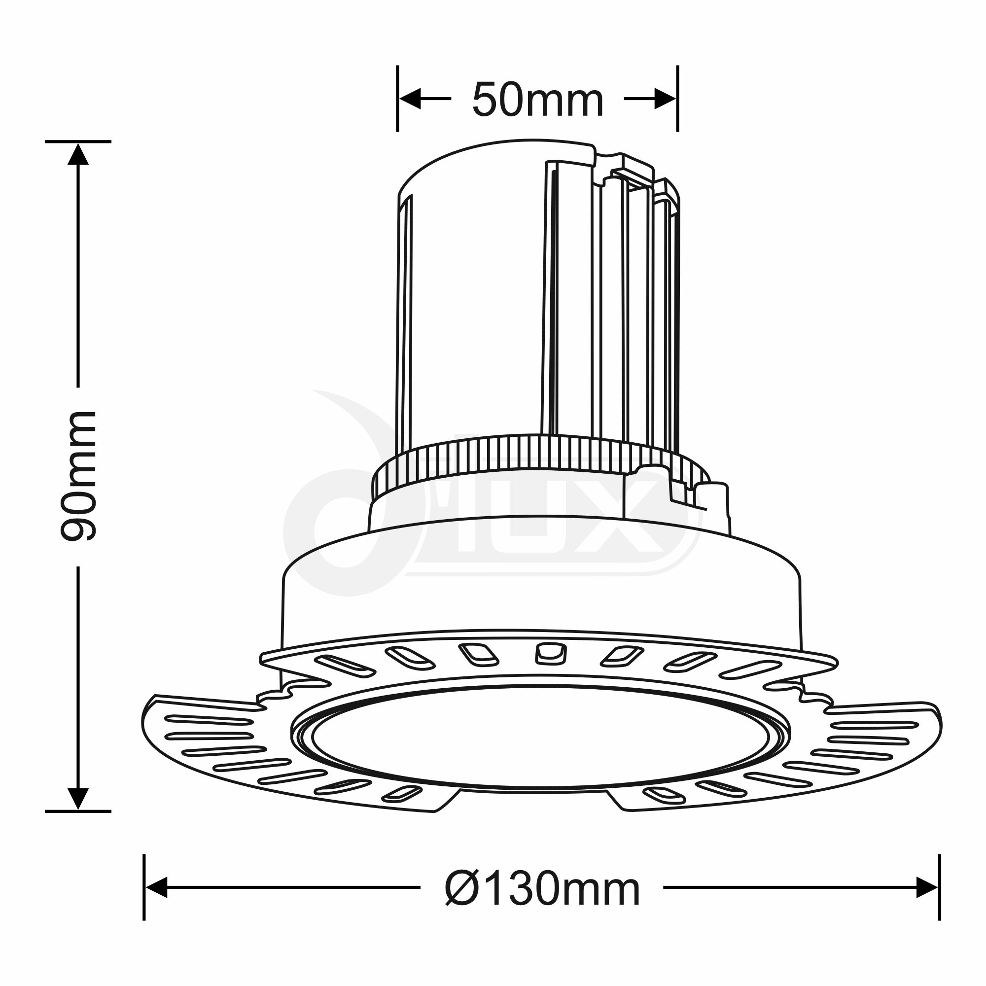 Basy 9 Recessed Ceiling Luminaires Dlux Round Recess Ceiling